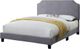 Titus Furniture Grey King Upholstered Panel Bed-0