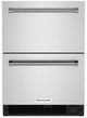 KitchenAid® 4.29 Cu. Ft. Panel Ready Undercounter Double Drawer Refrigerator/Freezer-0