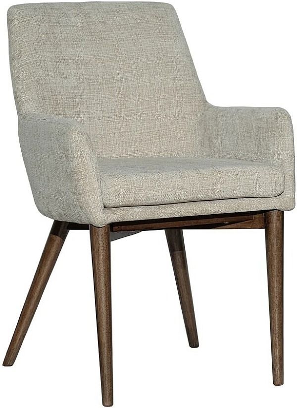 LH Home Fritz Dark Grey/Taupe Dining Arm Chair-0