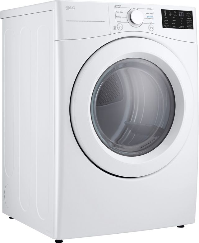 LG 7.4 Cu. Ft. White Front Load Electric Dryer-2