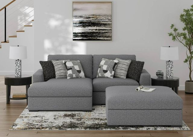 Benchcraft® Bealton 2-Piece Pepper/Salt Right-Arm Facing Sectional and Chaise-2