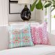 Laura Park Designs Birds of Paradise Green 22 x 22 Pillow-2