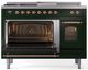 Ilve® Nostalgie II Series 48" Emerald Green Pro Style Dual Fuel Range-2