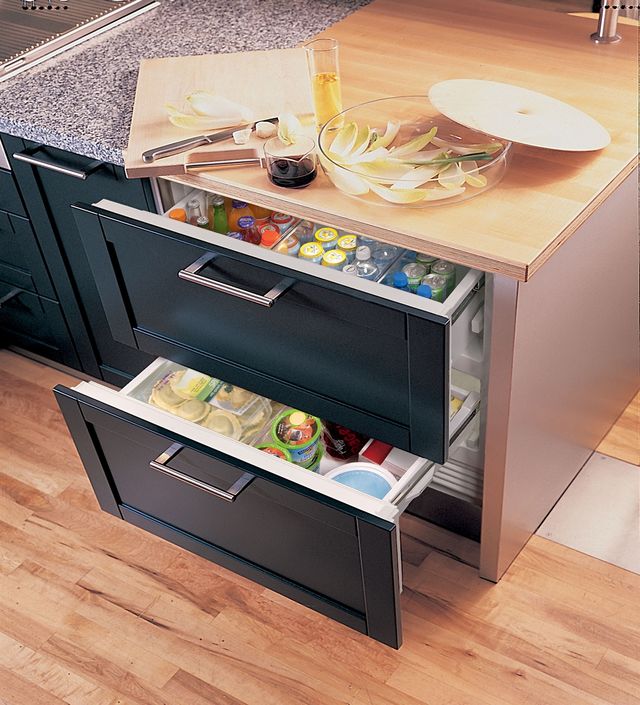 Sub-Zero® Designer Series 36" 6.3 Cu. Ft. Panel Ready Refrigerator/Freezer Drawers-1
