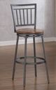 American Woodcrafters Filmore 3-Piece Golden Oak/Slate Grey Pub Set-3