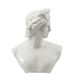 A & B Home Glossy White Bust Statue-1