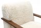 Furniture of America® Elardo White Faux Fur Accent Chair-3