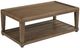 England Furniture Oliver Brown Rectangular Cocktail Table-0