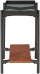Riverside Furniture Lennox Black/Rosewood Chairside Table-2