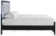 Signature Design by Ashley® Maeling Black King Upholstered Panel Bed-3