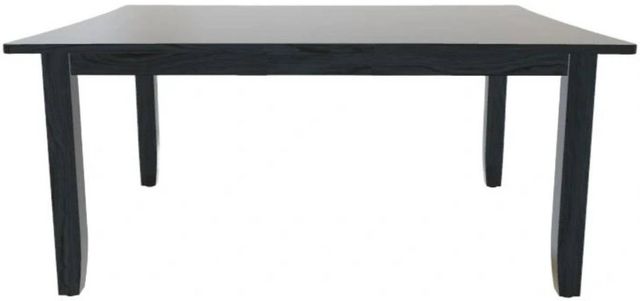 Mavin Customizable 54" x 54" Concave Extendable Dining Table with 12" Leaf-1
