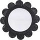 TOV Furniture Coralie Black Round Wall Mirror-0