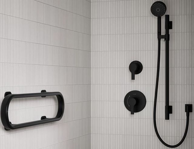 KOHLER® Belay® Matte Black Grab Bar Loop-1