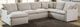 Jackson Furniture Harper 3-Piece Oyster Left-Arm Facing Sectional and Chaise-0