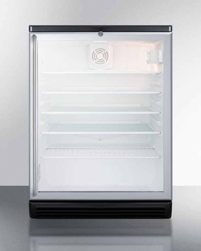 Summit® Commercial Series 5.5 Cu. Ft. Stainless Steel Beverage Center-0