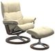 Stressless® by Ekornes® Customizable Mayfair Large Manual Recliner and Ottoman with Signature Base-0