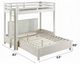 ACME Furniture Celerina Weathered White Queen Loft Bed-2