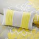 Olliix by Madison Park 6 Piece Yellow Full/Queen Lola Printed Duvet Cover Set-4