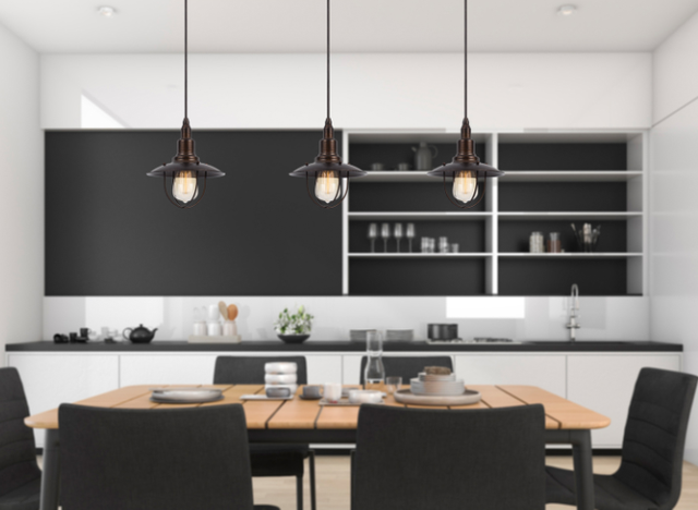 Cal® Lighting & Accessories Rust Pendant-2