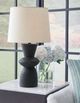 Signature Design by Ashley® Scarbot Distressed Black Table Lamp-4