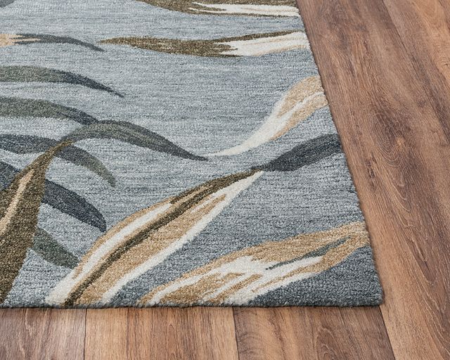 Rizzy Home Miramar Gray 5'x8' Rectangular Rug-4