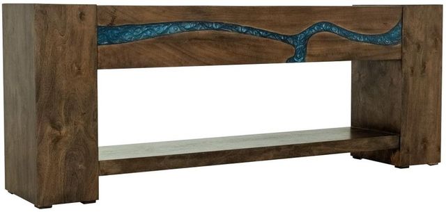International Furniture Direct Zaphiro Brown Console-0