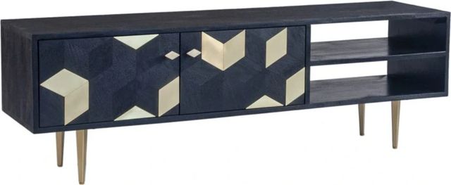 Moe's Home Collection Sapporo Black Media Cabinet-0