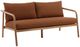 Dovetail Furniture Aimee Natural/Sienna Fabric/Wooden Outdoor Sofa-0