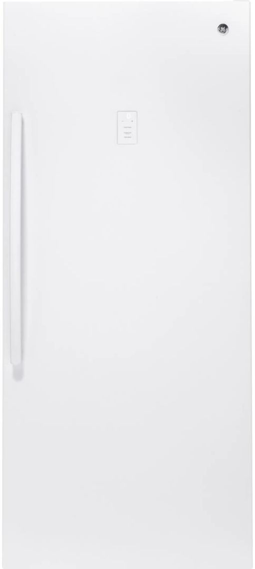 GE® 33" 21.3 Cu. Ft. White Upright Freezer-0
