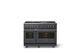 Viking® 7 Series 48" Cast Black Pro Style Dual Fuel Range with 12" Griddle-3