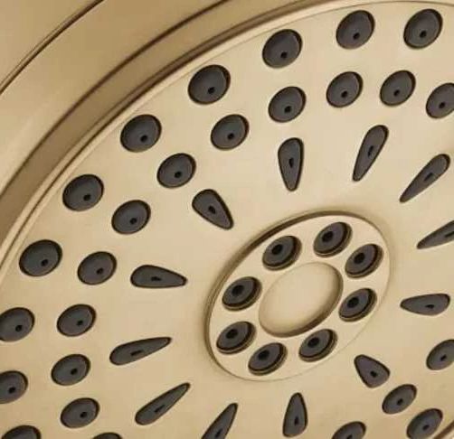 Delta Universal Showering Champagne Bronze 2.5 GPM 9-Setting ActivTouch Hand Shower-1