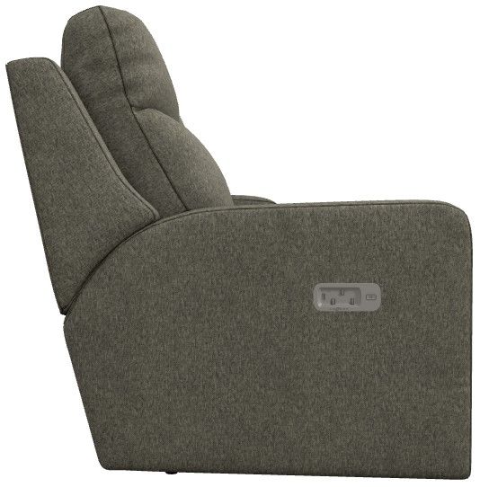La-Z-Boy® Emmons Granite Power Reclining Loveseat with Console, Headrest, and Lumbar-2
