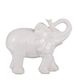 A & B Home White Trumpeting Elephant Accent-1