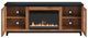 Legends Home Graceland Black/Bourbon 69" Fireplace Console-4