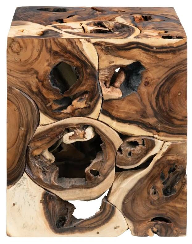 Crestview Collection Borneo Suar Brown End Table-1