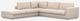 EQ3 Customizable Cello Plush 3-Piece Left-Arm Facing Sofa Sectional and Backless Chaise with Angled Arm-1