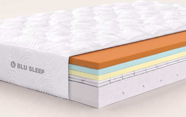 Blu Sleep Vitality Balance 12" Memory Foam Medium Firm Tight Top King Mattress in a Box-4