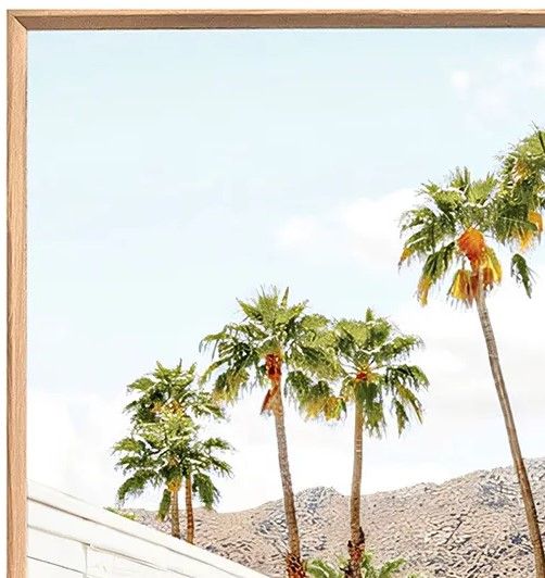 Crestview Collection Palm Springs Cruisin Wall Art-1