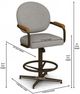 Chromcraft™ Customizable Chambers 26" Counter Chair -2