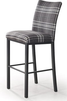 Tabouret de bar Biscaro en tissu Trica®-1
