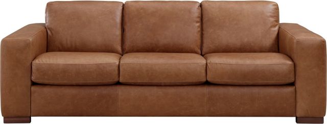 Leather Italia™ Savino Inglewood Vintage Brown Derby Sofa-0