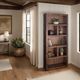 Legends Home Sausalito Whiskey 80" Grand Bookcase-1