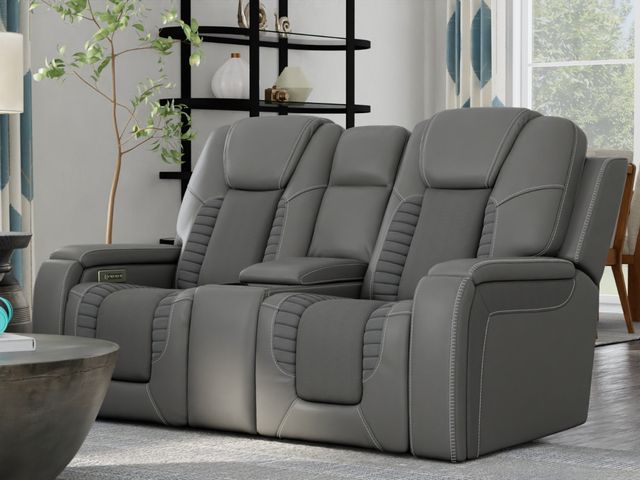 Orchestra Leather Theater Loveseat-1