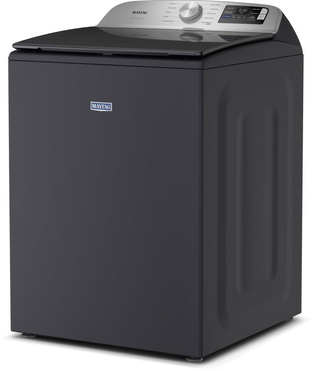 Maytag® 5.2 Cu. Ft. Midnight Steel Agitator Top Load Washer with Extra Power-3
