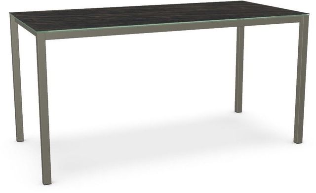 Amisco Customizable Nicholson 42" Black Italian Porcelain Bar Table-0