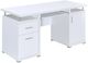 Coaster® Tracy White 2-Drawer Computer Desk-0