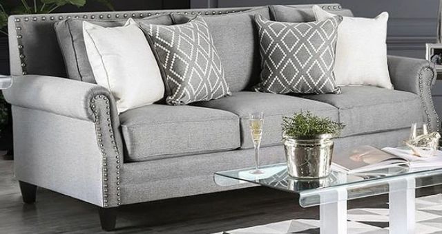 Furniture of America® Giovanni Gray Sofa-0
