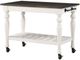 Steve Silver Co.® Joanna Ivory/Mocha Two Tone Kitchen Cart-1