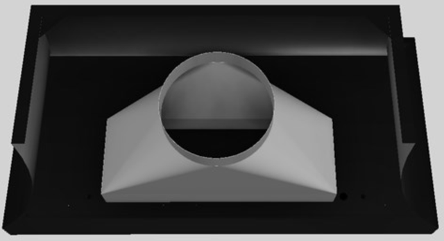 Vent-A-Hood® Designer Series 48" Black Wall Mounted Range Hood-3