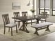 Crown Mark Lloyd Brown/Gray Dining Side Chair-1